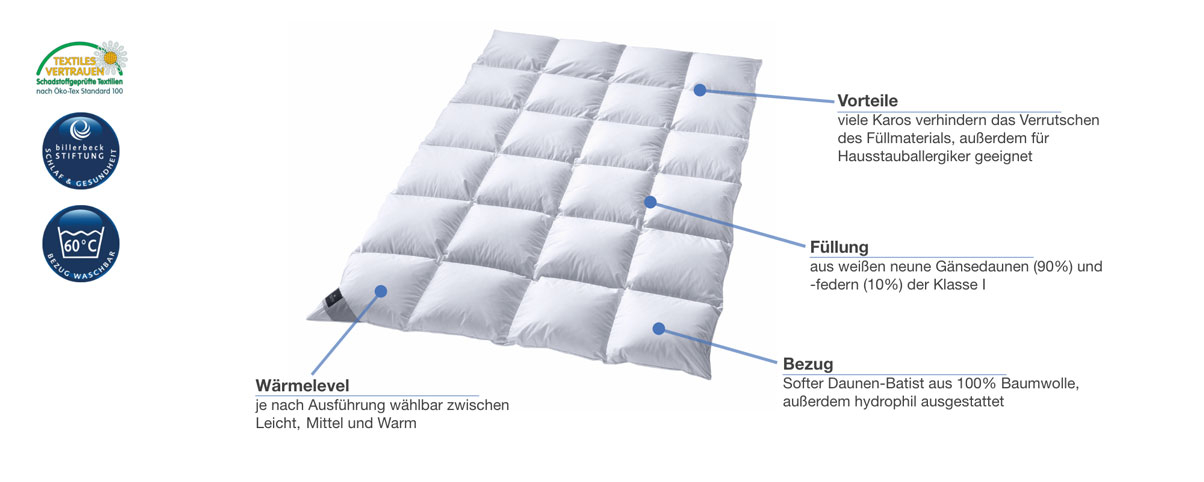 billerbeck Classic Daune 302 Almira Besonderheiten