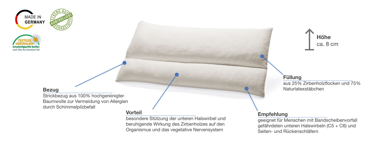 dormiente Chiropillo Med Zirbe Besonderheiten