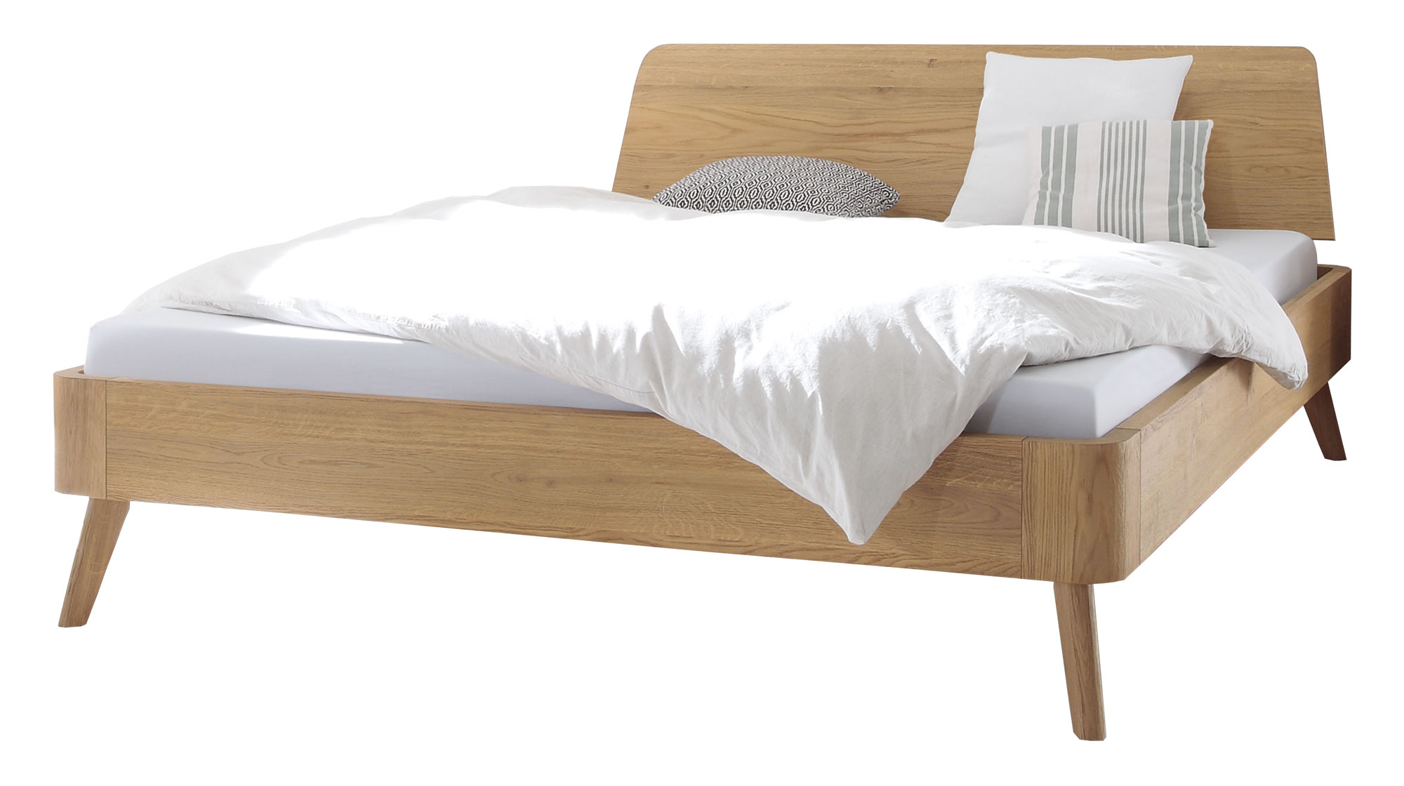 Hasena Oak-Bianco Bett