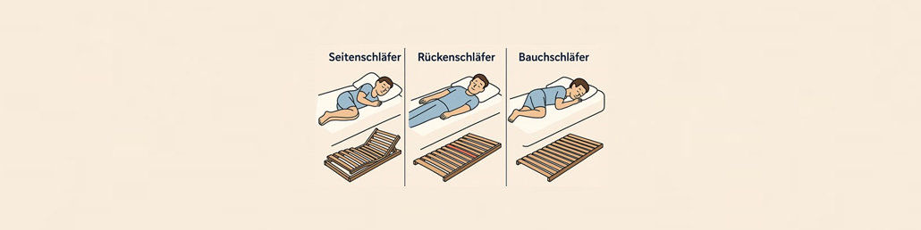 Welcher Lattenrost passt zu welchem Schlaftyp? - Welcher Lattenrost passt zu welchem Schlaftyp?
