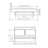 Hasena Oak-Line Massivholzbett Modul Cemoa Lovie