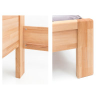 Woodlive Massivholz Seniorenbett Paul