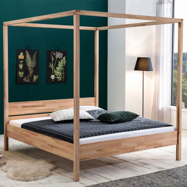 Woodlive Massivholz-Himmelbett Sky