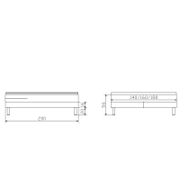 Hasena pronto Basio Boxspringbett