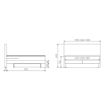Hasena pronto Denver Boxspringbett