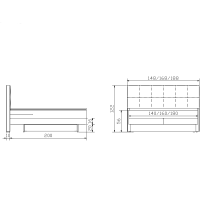 Hasena pronto Miami Boxspringbett