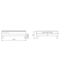 Hasena pronto Isoba Boxspringbett