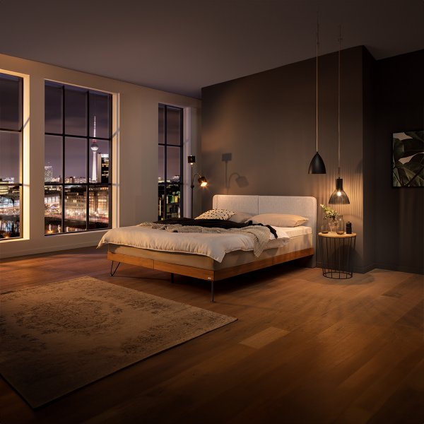 Hasena Box-Simply Marsala Boxspringbett