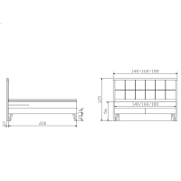 Hasena pronto Nordic Boxspringbett