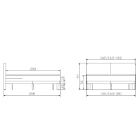 Hasena Box-Simply Messina Boxspringbett