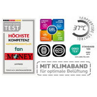 f.a.n. Grace Comfort  Plus 1000 T Tonnentaschenfederkern Matratze