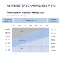 Werkmeister M S70 Flexible Kaltschaummatratze