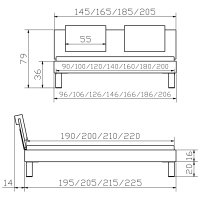 Hasena Movie-Line Hochglanzbett Gloss 16 Mico Orva