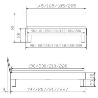 Hasena Top-Line Bett Advance 18 Cantu Orva