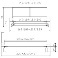 Hasena Factory-Line Massivholzbett Bloc 16 Stabil Dorma