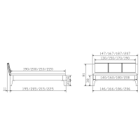 Hasena Fine-Line Massivholzbett Syma 18 Xylo Varus Ravo
