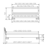 Hasena Oak-Vintage Massivholzbett Cadro 18 Onito Alpa