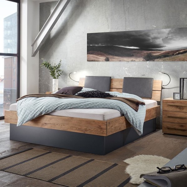 Hasena Oak Vintage Cadro 18 Practico Alpa Massivholzbett