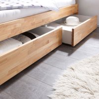 Hasena Function and Comfort Spazio-Duetto Arona Massivholzbett