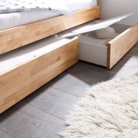 Hasena Function and Comfort Spazio-Duetto Arona Massivholzbett