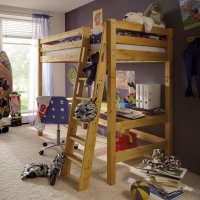 INFANSKIDS Hochbett mit schräger Leiter