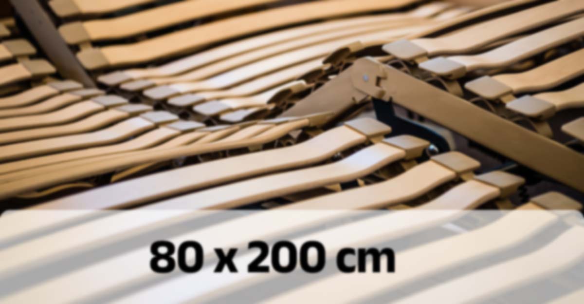 Verstellbare Lattenroste nach Größen